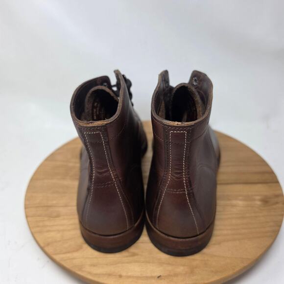 Wolverine 1000 Mile Boots Mens 11.5 Brown Horween Leather Lace Up Made USA Work main image 7